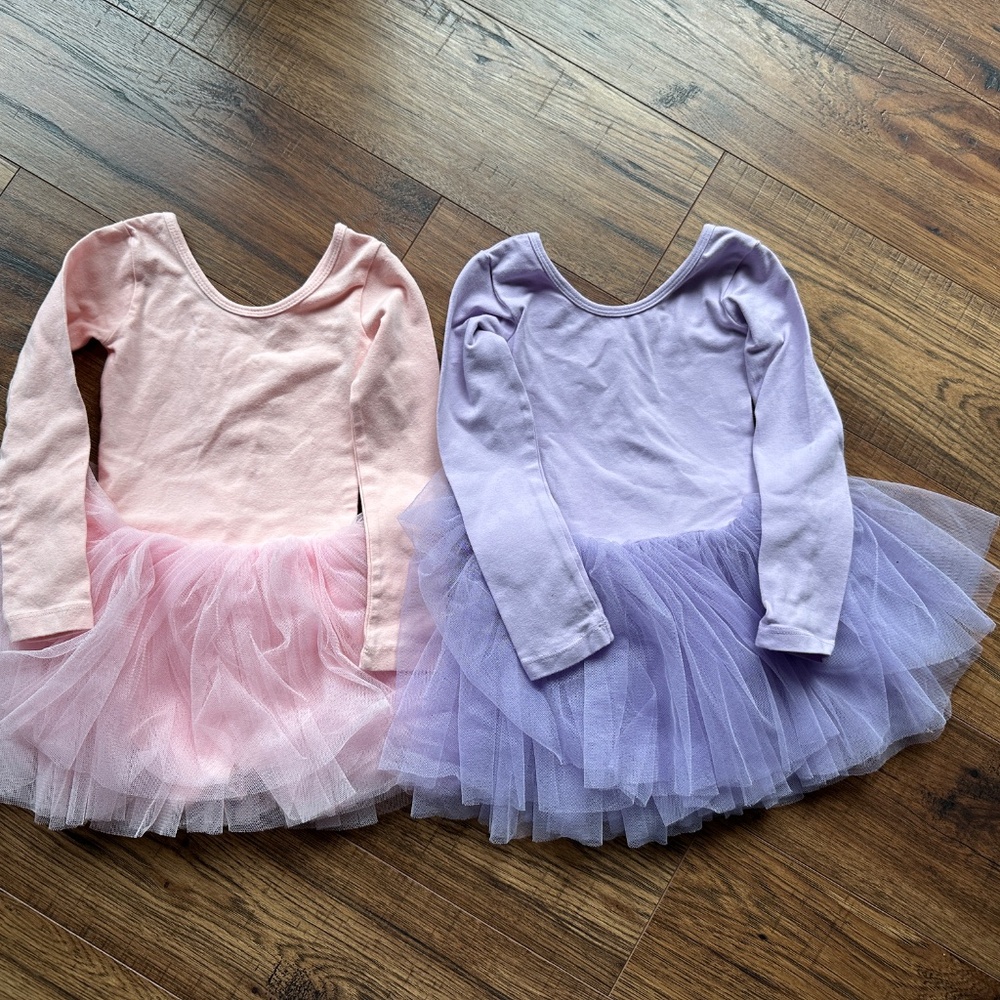 Twin Ballerina Leotards 2-3T